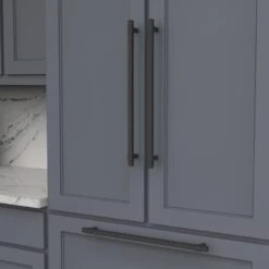 Belwith Keeler Monroe 18" Center To Center Square Bar Appliance Handle / Appliance Pull Satin Nickel -Cabinet Hardware Store belwith keeler b078833 alternate image 2363 1