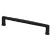 Berenson Subtle Surge 6-5/16 Inch Center To Center Handle Cabinet Pull From The Classic Comfort Series Matte Black -Cabinet Hardware Store berenson 1257 1055 p 8630334