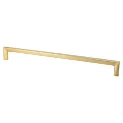 Berenson Metro 18 Inch Center To Center Modern Square Appliance Handle / Appliance Pull With Mounting Hardware Brushed Nickel -Cabinet Hardware Store berenson 9912 1mdb p 8630334