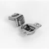 Blum COMPACT 1-1/4 Inch Overlay Screw-On Cabinet Door Hinge With 107 Degree Opening Angle (Sold Individually) - 30 Pack Nickel -Cabinet Hardware Store blum 38c355c 20 81293