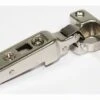 Blum CLIP Top Full Overlay Screw-On Cabinet Door Mini Hinge With 94-Degree Opening Angle And Self Close Function - 30 Pack Nickel