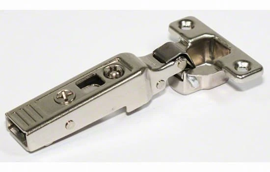 Blum CLIP Top Full Overlay Screw-On Cabinet Door Mini Hinge With 94-Degree Opening Angle And Self Close Function - 30 Pack Nickel 3 Blum CLIP Top Full Overlay Screw-On Cabinet Door Mini Hinge With 94-Degree Opening Angle And Self Close Function - 30 Pack Nickel