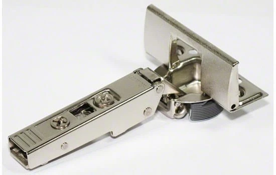 Blum CLIP Top Full Overlay INSERTA Cabinet Door Hinge With 120-Degree Opening Angle And Self Close Function - 10 Pack Nickel 3 Blum CLIP Top Full Overlay INSERTA Cabinet Door Hinge With 120-Degree Opening Angle And Self Close Function - 10 Pack Nickel