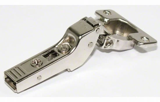 Blum CLIP Top Partial Overlay Screw-On Cabinet Door Hinge With 120-Degree Opening Angle And Self Close Function - 10 Pack Nickel 3 Blum CLIP Top Partial Overlay Screw-On Cabinet Door Hinge With 120-Degree Opening Angle And Self Close Function - 10 Pack Nickel