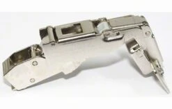 Blum CLIP Top Partial Overlay Screw-On Cabinet Door Hinge With 170-Degree Opening Angle And Self Close Function - 10 Pack Nickel