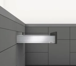 Blum LEGRABOX 22" L X 3-9/16" H Full Extension Concealed Drawer System Kit Brushed Stainless Steel 16 Blum LEGRABOX 22" L X 3-9/16" H Full Extension Concealed Drawer System Kit Brushed Stainless Steel -Cabinet Hardware Store blum 773m55s0s og 4139673