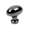 Century Elite 1-1/4 Inch Oval Cabinet Knob Black Nickel
