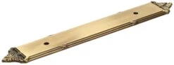 Century 7-3/16" Solid Brass Backplate From The Georgian Collection Matt Satin Nickel -Cabinet Hardware Store century 16069 pa 372