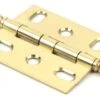 Century 2-5/8" Solid Brass Cabinet Hinge Polished Brass -Cabinet Hardware Store century 72042 3 1121