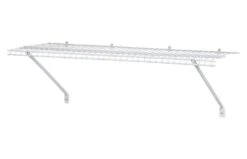 ClosetMaid 72 Inch Wide Wire Shelf Kit White