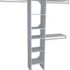 ClosetMaid SuiteSymphony 6 To 9 Foot Wide Closet System Kit With 7 Shelves Pure White 1 ClosetMaid SuiteSymphony 6 To 9 Foot Wide Closet System Kit With 7 Shelves Pure White -Cabinet Hardware Store closetmaid 1951040 1820032