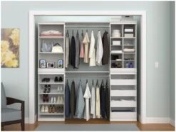 ClosetMaid Modular Closet System Adjustable 4 Shoe Shelf Unit With Rails White 19 ClosetMaid Modular Closet System Adjustable 4 Shoe Shelf Unit With Rails White -Cabinet Hardware Store closetmaid 21mc ss alternate image 3