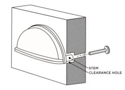 Amerock Cup Pulls 3 Inch Center To Center Countersunk Cup Cabinet Pull - Package Of 20 Satin Nickel -Cabinet Hardware Store countersunk