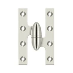 Deltana 5" X 3-1/4" Solid Brass Right Hand Olive Knuckle Hinge With Ball Bearing - 10 Pack Lifetime Polished Brass -Cabinet Hardware Store deltana ok5032b14 r 10pack 7032587