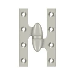 Deltana 5" X 3-1/4" Solid Brass Right Hand Olive Knuckle Hinge With Ball Bearing - 10 Pack Lifetime Polished Brass -Cabinet Hardware Store deltana ok5032b15 r 10pack 7032587