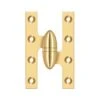Deltana 5" X 3-1/4" Solid Brass Right Hand Olive Knuckle Hinge With Ball Bearing - 10 Pack Lifetime Polished Brass 2 Deltana 5" X 3-1/4" Solid Brass Right Hand Olive Knuckle Hinge With Ball Bearing - 10 Pack Lifetime Polished Brass -Cabinet Hardware Store deltana ok5032bcr003 r 10pack 7032587