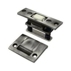 Deltana 3-5/16 Inch Tall Roller Cabinet Catch Satin Chrome 15 Deltana 3-5/16 Inch Tall Roller Cabinet Catch Satin Chrome -Cabinet Hardware Store deltana rca430u15a 538