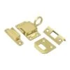 Deltana Solid Brass Transom Window Catch For Swinging Cabinet Or Windows Polished Brass -Cabinet Hardware Store deltana tc80u3 7032587