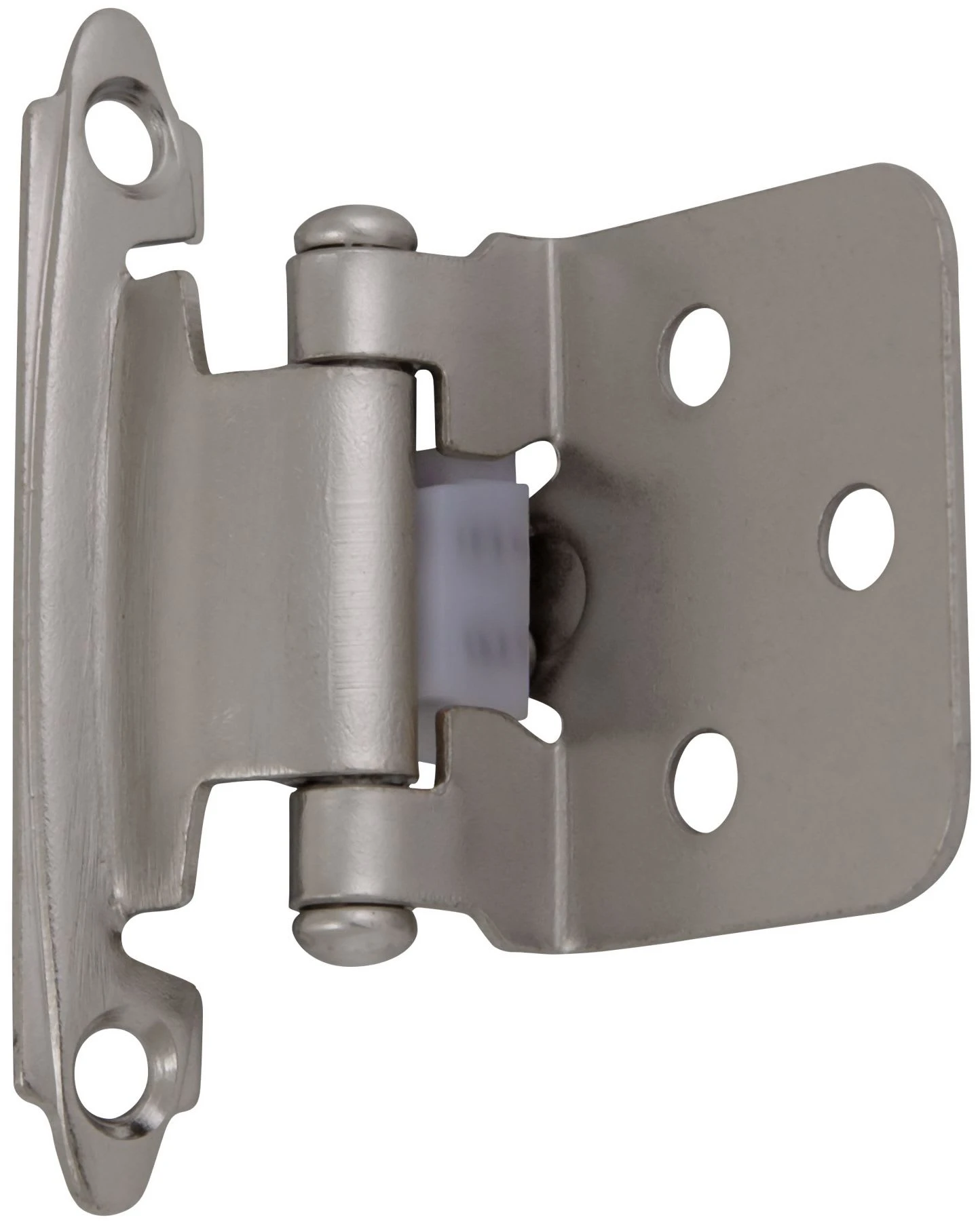 Design House Traditional Overlay Cabinet Door Hinge - Pack Of 10 Satin Nickel 6 Design House Traditional Overlay Cabinet Door Hinge - Pack Of 10 Satin Nickel - Image 4