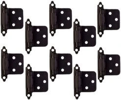 Design House Traditional Overlay Cabinet Door Hinge - Pack Of 10 Satin Nickel 28 Design House Traditional Overlay Cabinet Door Hinge - Pack Of 10 Satin Nickel -Cabinet Hardware Store design house 189662 alternate image 30