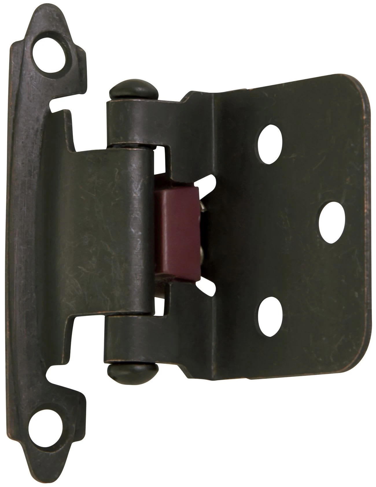 Design House Traditional Overlay Cabinet Door Hinge - Pack Of 10 Satin Nickel 5 Design House Traditional Overlay Cabinet Door Hinge - Pack Of 10 Satin Nickel - Image 3