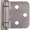 Design House Traditional Overlay Cabinet Door Hinge - Pack Of 10 Satin Nickel