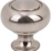DesignPerfect Farmhouse Pack Of (10) 1-1/4" Ridged Door Knob Style Round Cabinet Knobs / Drawer Knobs Brushed Satin Nickel 1 DesignPerfect Farmhouse Pack Of (10) 1-1/4" Ridged Door Knob Style Round Cabinet Knobs / Drawer Knobs Brushed Satin Nickel -Cabinet Hardware Store designperfect dpa10r31ksnb 7449915