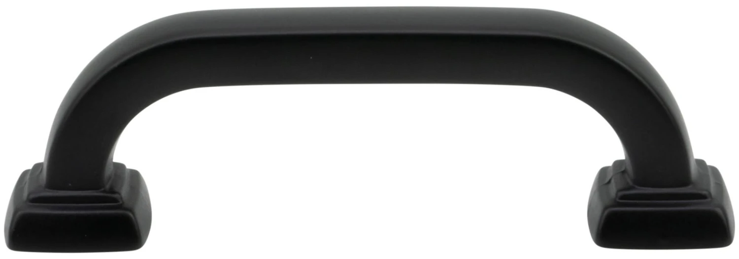 DesignPerfect Vintage Pack Of (10) 3" Center To Center Bold Block Curved Cabinet Handles / Drawer Pulls Champagne Bronze / Gold 6 DesignPerfect Vintage Pack Of (10) 3" Center To Center Bold Block Curved Cabinet Handles / Drawer Pulls Champagne Bronze / Gold - Image 4