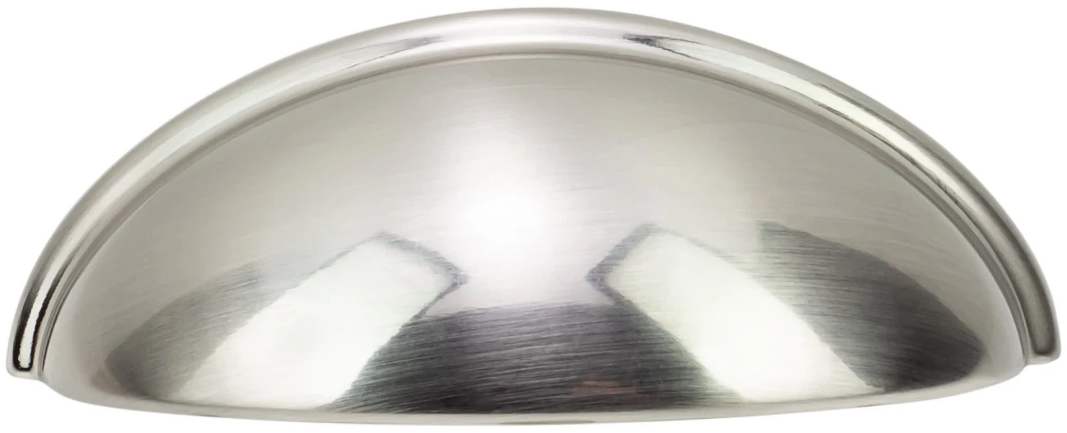 DesignPerfect 3 Inch Center To Center Cup Cabinet Pull - Pack Of 25 Polished Chrome 4 DesignPerfect 3 Inch Center To Center Cup Cabinet Pull - Pack Of 25 Polished Chrome - Image 2