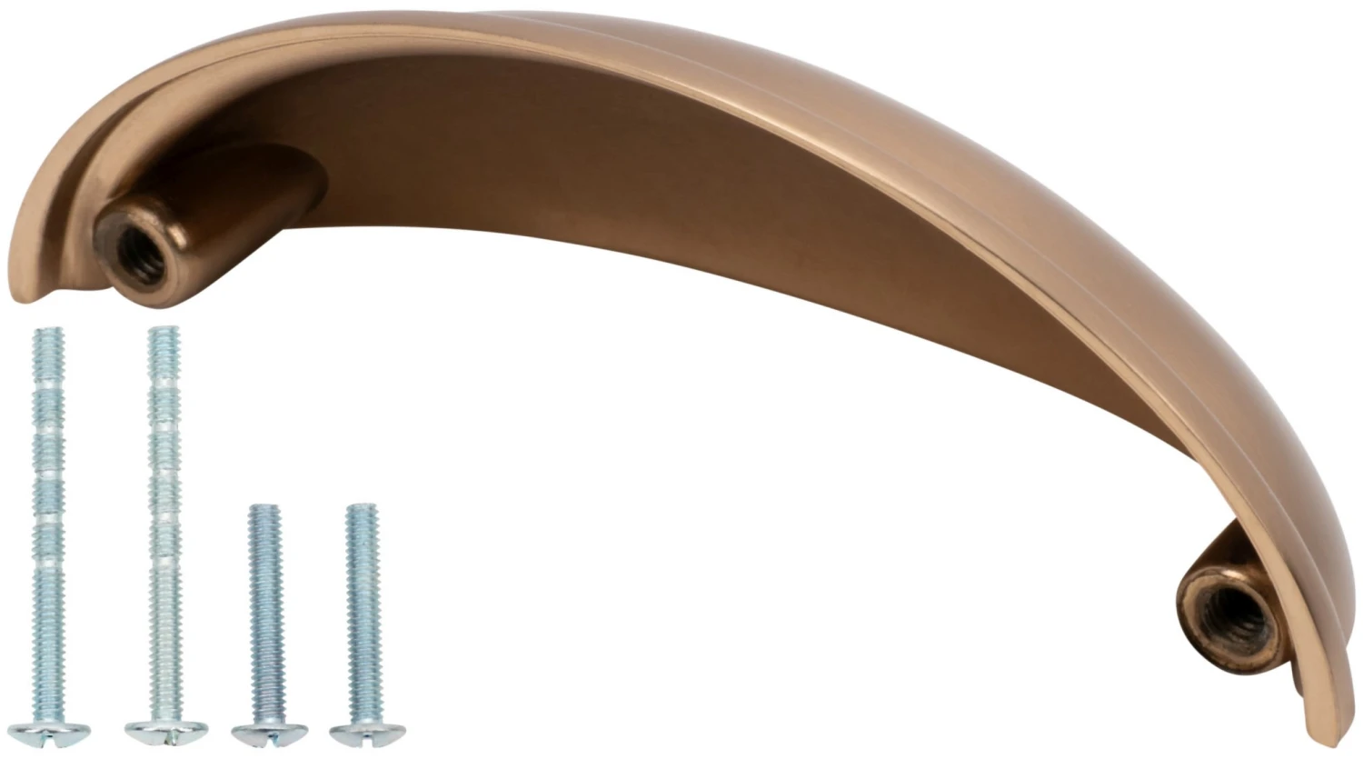 DesignPerfect 3 Inch Center To Center Cup Cabinet Pull - Pack Of 25 Polished Chrome 5 DesignPerfect 3 Inch Center To Center Cup Cabinet Pull - Pack Of 25 Polished Chrome - Image 3