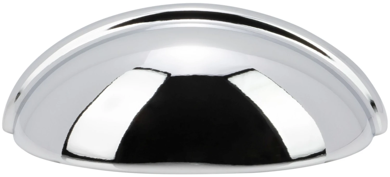 DesignPerfect 3 Inch Center To Center Cup Cabinet Pull - Pack Of 25 Polished Chrome 3 DesignPerfect 3 Inch Center To Center Cup Cabinet Pull - Pack Of 25 Polished Chrome