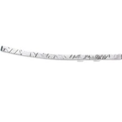 Du Verre Jeff Goodman 2-1/8" Center To Center 14-3/4" Modern Offset Left Bar Handle Cabinet Handle / Drawer Pull Polished Aluminum