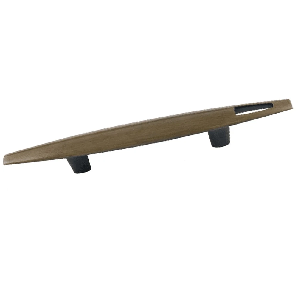 Du Verre Tribal 6" Center To Center African Inspired Modern Tapered Cabinet Handle / Drawer Pull Oil Rubbed Bronze 6 Du Verre Tribal 6" Center To Center African Inspired Modern Tapered Cabinet Handle / Drawer Pull Oil Rubbed Bronze - Image 4