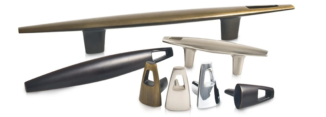 Du Verre Tribal 6" Center To Center African Inspired Modern Tapered Cabinet Handle / Drawer Pull Oil Rubbed Bronze 5 Du Verre Tribal 6" Center To Center African Inspired Modern Tapered Cabinet Handle / Drawer Pull Oil Rubbed Bronze - Image 3