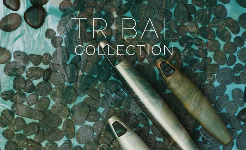 Du Verre Tribal 6" Center To Center African Inspired Modern Tapered Cabinet Handle / Drawer Pull Oil Rubbed Bronze 4 Du Verre Tribal 6" Center To Center African Inspired Modern Tapered Cabinet Handle / Drawer Pull Oil Rubbed Bronze - Image 2