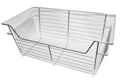 Easy Track 11 Inch Tall Basket For Easy Track Closet System Chrome