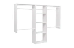 Easy Track 4 To 8 Foot Wide Deluxe Closet System Kit Weathered Grey 13 Easy Track 4 To 8 Foot Wide Deluxe Closet System Kit Weathered Grey -Cabinet Hardware Store easy track ok1460 2582361