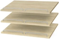 Easy Track 25-1/8 Inch Wide Shoe Tower Kit Honey Blonde -Cabinet Hardware Store easy track ph36 alternate image 19