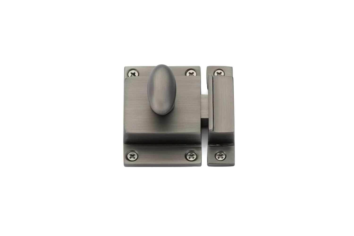 Emtek Traditional 2-15/16 Inch Long Cabinet Latch Satin Nickel 6 Emtek Traditional 2-15/16 Inch Long Cabinet Latch Satin Nickel - Image 4