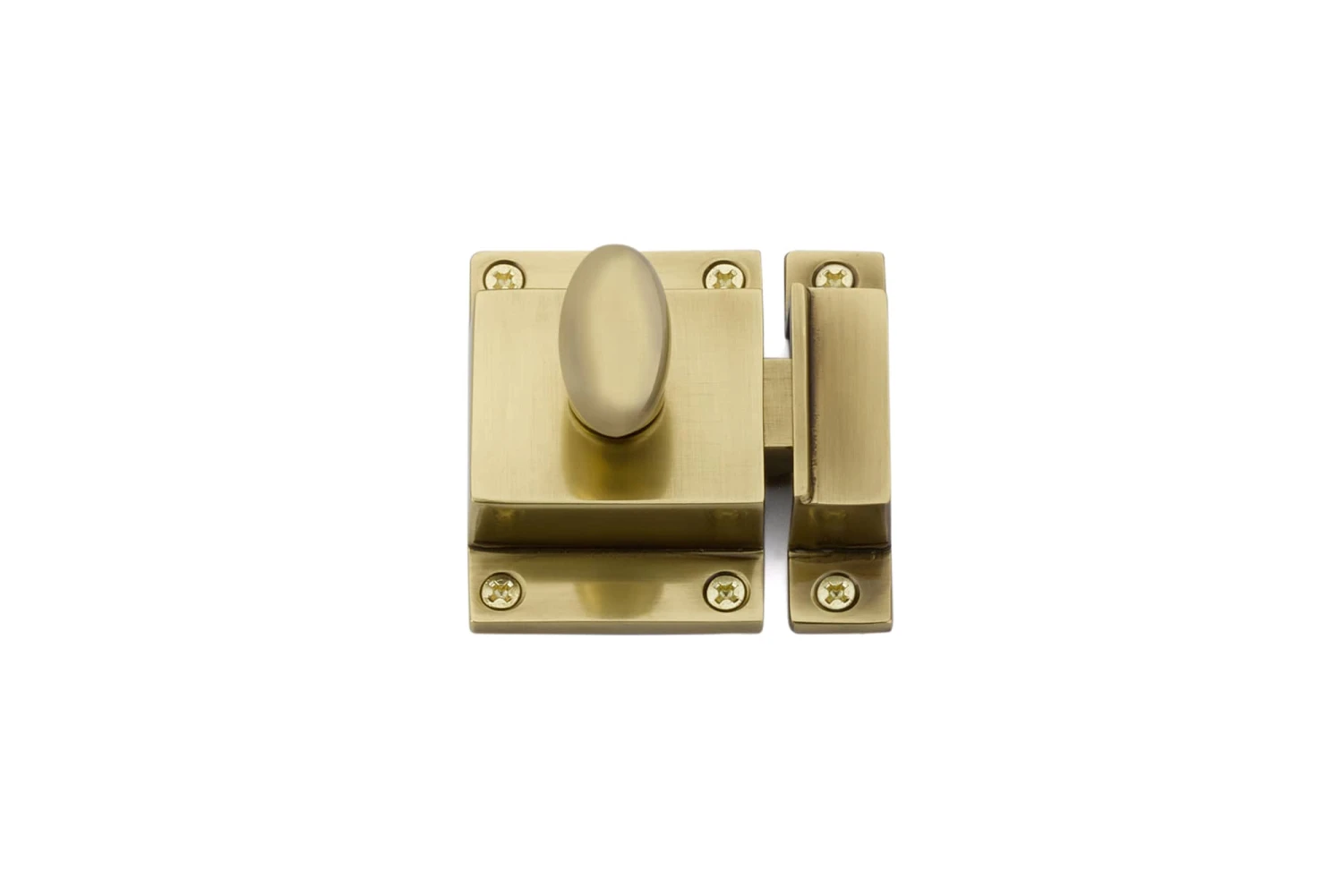 Emtek Traditional 2-15/16 Inch Long Cabinet Latch Satin Nickel 8 Emtek Traditional 2-15/16 Inch Long Cabinet Latch Satin Nickel - Image 6