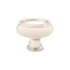 Emtek American Designer 1-1/4 Inch Oval Cabinet Knob Polished Nickel
