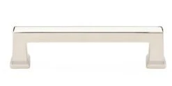 Emtek Alexander 8 Inch Center To Center Handle Cabinet Pull From The American Designer Collection Polished Nickel