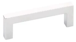 Emtek Warwick 3-1/2 Inch Center To Center Handle Cabinet Pull From The Modern Rectangular Collection Satin Brass -Cabinet Hardware Store emtek 86704us26 3112452