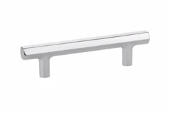 Emtek Mod Hex 8 Inch Center To Center Bar Cabinet Pull From The Urban Modern Collection Polished Chrome
