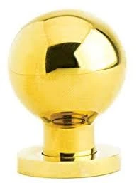 Emtek Contemporary 1-1/8 Inch Round Cabinet Knob Satin Brass 9 Emtek Contemporary 1-1/8 Inch Round Cabinet Knob Satin Brass - Image 7