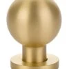 Emtek Contemporary 1-1/8 Inch Round Cabinet Knob Satin Brass -Cabinet Hardware Store emtek 86152us4