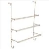 Franklin Brass 18-11/16 Inch Wide Over-the-Door Triple Bar Towel Rack Matte Nickel 1 Franklin Brass 18-11/16 Inch Wide Over-the-Door Triple Bar Towel Rack Matte Nickel -Cabinet Hardware Store franklin brass 193153 fn 17