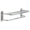 Franklin Brass 24" Stainless Steel Towel Shelf Bright Stainless Steel