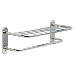 Franklin Brass 24" Stainless Steel Towel Shelf Bright Stainless Steel