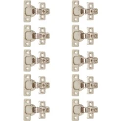 Franklin Brass 5/8 Inch Overlay Concealed Euro Cabinet Door Hinge With 100 Degree Opening Angle - Pack Of 10 Nickel Plated 12 Franklin Brass 5/8 Inch Overlay Concealed Euro Cabinet Door Hinge With 100 Degree Opening Angle - Pack Of 10 Nickel Plated -Cabinet Hardware Store franklin brass h811smk b alternate view 38
